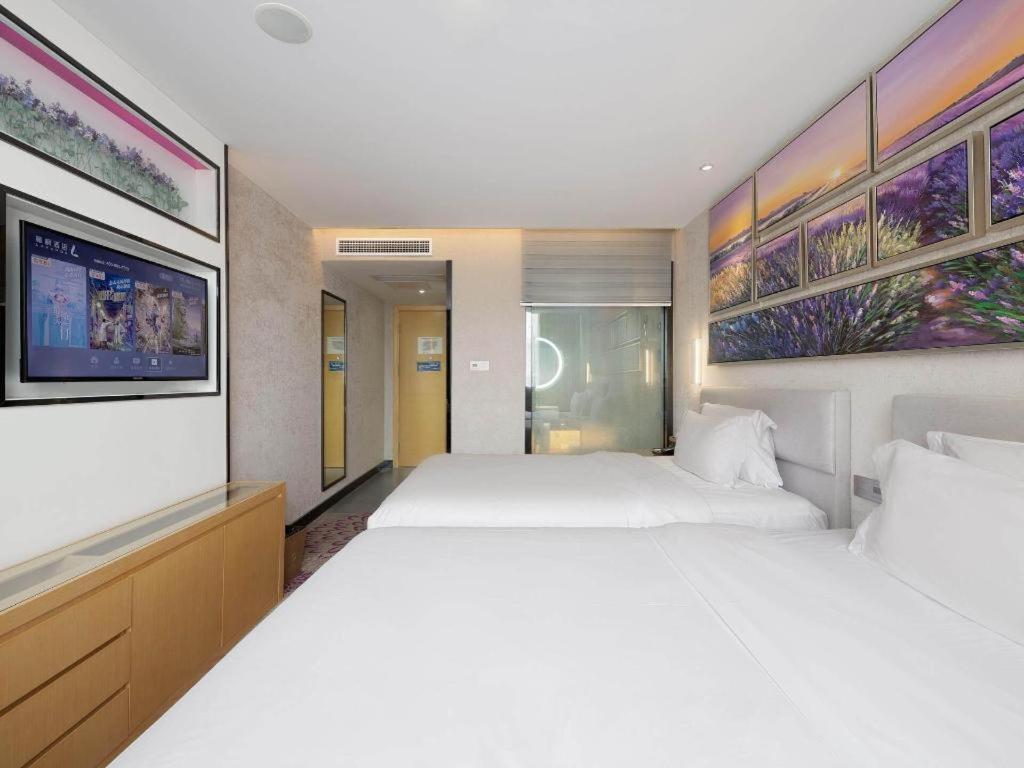 Lavande Hotel Guangzhou Shangxiajiu Pedestrian Street Hualin Temple Metro Station Eksteriør bilde